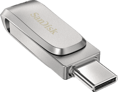 SanDisk SanDisk Ultra Dual Drive Luxe/512GB/USB 3.0/USB-A + USB-C/Stříbrná