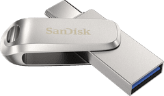 SanDisk SanDisk Ultra Dual Drive Luxe/512GB/USB 3.0/USB-A + USB-C/Stříbrná