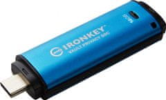 Kingston Kingston Ironkey Vault Privacy 50C/16GB/USB 3.2/USB-C/Modrá