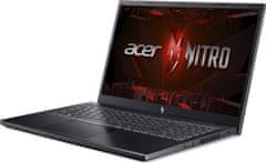 Acer Acer Nitro V15/ANV15-51/i5-13420H/15,6"/FHD/16GB/1TB SSD/RTX 3050/W11H/Black/2R