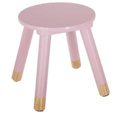 vyprodejpovleceni Růžová dětská stolička STOOL PINK