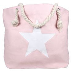 vyprodejpovleceni Plážová taška PINK STAR, růžová