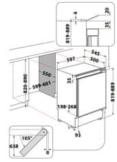 Whirlpool vestavná chladnička WBUL021