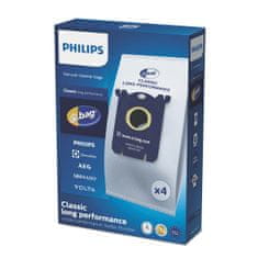 Philips Sáčky Philips S-Bag Classic Long Performance, 4ks, Philips FC8021/03