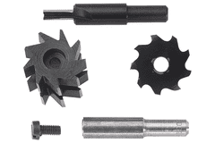 WolfCraft Sada fréz 3259+61+35+stopka 8 mm do vrtačky (3254000)