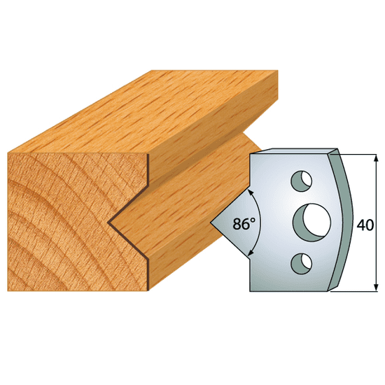 Igm Professional Profilový nůž 40x4mm profil 035 (F026-035)