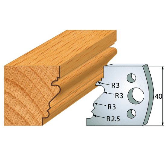 Igm Professional Profilový nůž 40x4mm profil 122 (F026-122)