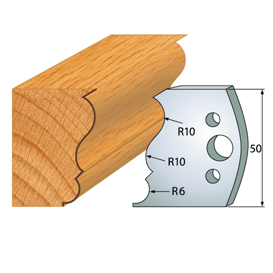 Igm Professional Profilový nůž 50x4mm profil 506 (F026-506)