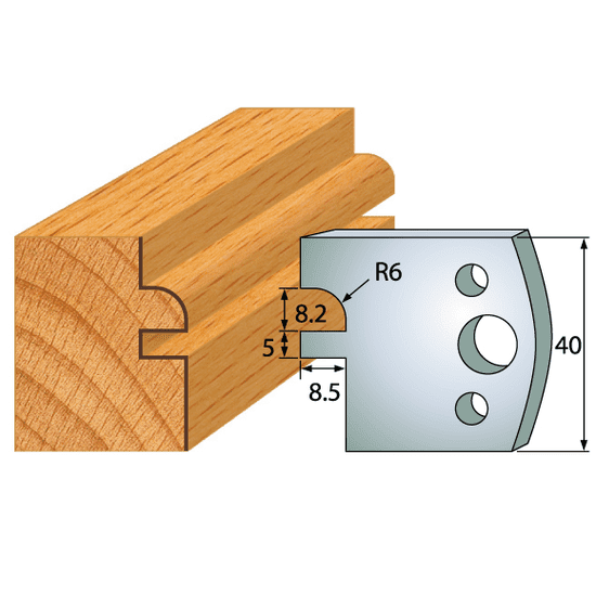 Igm Professional Omezovač 40x4mm profil 134 (F027-134)