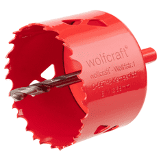 WolfCraft Bi-metalová děrovka 6-hr.stopka+vrták ø 54 mm (5472000)