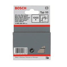 BOSCH Professional sponky do sponkovačky z tenkého drátu, typ 53 - 11,4 x 0,74 x 4 mm (2609200291)