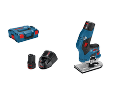 BOSCH Professional Akumulátorová ohraňovací frézka GKF 12V-8 2x3,0Ah LB (06016b0000)