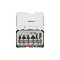 BOSCH Professional sada stopkových fréz 6 ks Trim&Edging, stopka 8 mm (2607017469)