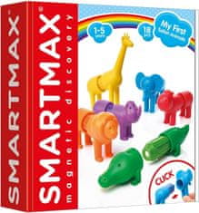 SmartMax Magnetická stavebnice Moje první safari 18 dílků