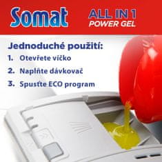 Somat All-in-1 gel do myčky Lemon & Lime 80 dávek, 1440 ml