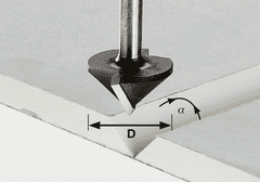 Festool fréza na sádrokarton HW S8 D32/90° pro OF 900, OF 1000, OF 1010, OF 1010 R (491001)