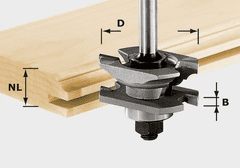 Festool fréza na profil drážky HW S8 D46 x D12-NT (490645)