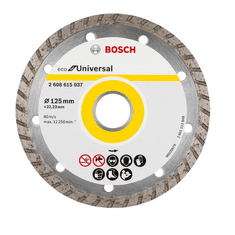 BOSCH Professional diamantový řezný kotouč Eco For Universal 125 x 2,4 x 22,23 mm (2608615037)