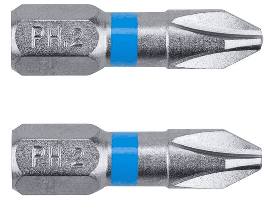 Narex Bity Super Lock S2/Cr - PH2-25 BLUE - 2 ks (65404448)