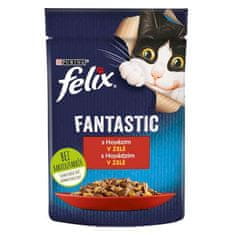 Felix Fantastic kapsička 85g s hovězím v želé