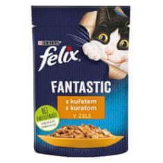 Felix Fantastic kapsička 85g s kuřetem v želé