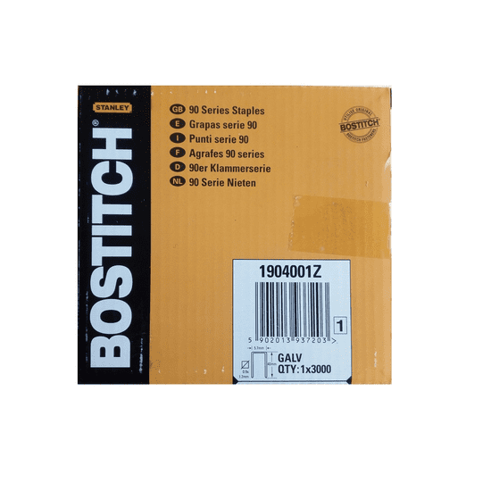 Bostitch spony 90 - 40 mm pozink 3000 ks v bal. (1904001Z)