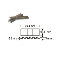 Bostitch vlnovce CF - 15 mm pozink 900 ks v bal. (1221500E)