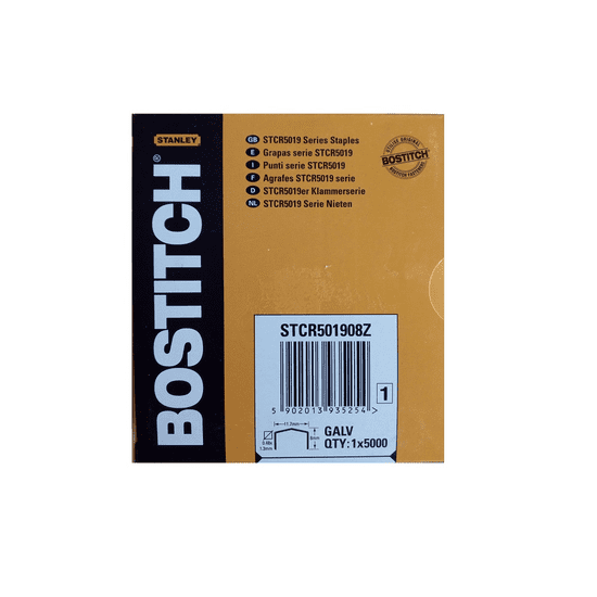 Bostitch spony STCR5019 - 08mm pozink 5000 ks v bal. (STCR501908Z)