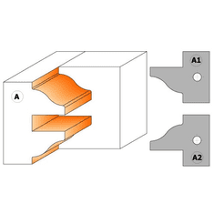 CMT nůž pro C694015 - pár žiletek A1 25x29,8x2mm (C695015A1)