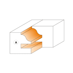 CMT nůž pro C694014 - pár žiletek profil A 40x24,5x2mm (C695014A)