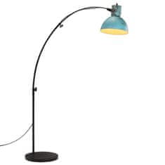 Vidaxl Stojací lampa 25 W modrá patina 150 cm E27