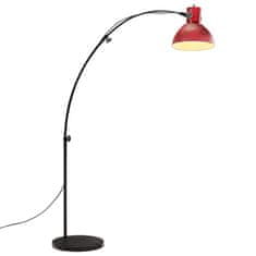 Vidaxl Stojací lampa 25 W červená patina 150 cm E27