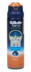 Gillette 170ml fusion proglide sensitive 2in1 ocean breeze,