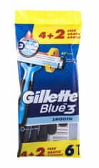 Gillette 6ks blue3 smooth, holicí strojek