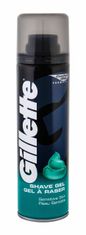 Gillette 200ml shave gel sensitive, gel na holení
