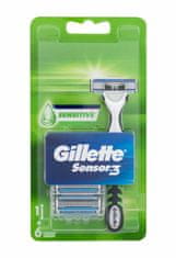 Gillette 1ks sensor3 sensitive, holicí strojek