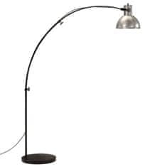 Vidaxl Stojací lampa 25 W vintage stříbrná 150 cm E27