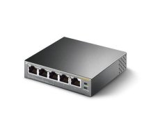 TP-Link Switch tl-sg1005p 5x glan, 4xpoe, 56w, kov, s poe