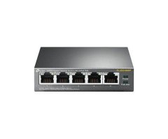 TP-Link Switch tl-sg1005p 5x glan, 4xpoe, 56w, kov, s poe