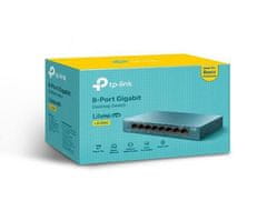 TP-Link Switch ls108g 8x glan, kov, aktivní lan