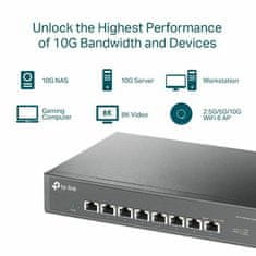 TP-Link Switch tl-sx1008 8x 10glan, kov, aktivní lan