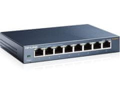 TP-Link Switch tl-sg108 8x glan, kov, aktivní lan