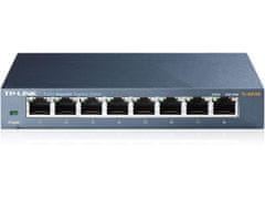 TP-Link Switch tl-sg108 8x glan, kov, aktivní lan