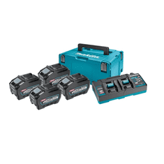 Makita AKU sada Li-ion XGT 40V, 4x BL4050F + DC40RB + Makpac (191U42-2)