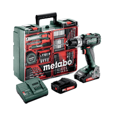 Metabo SB 18 L SET AKU příklepová vrtačka + přísl. mobilní dílna (602317870)