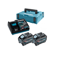 Makita AKU sada Li-ion XGT 40V, 2x BL4050F + DC40RA + Makpac (191V35-5)