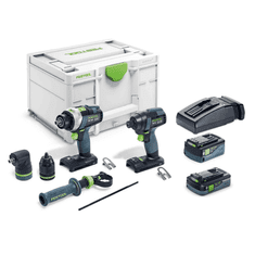 Festool šroubovací a vrtací sada TID 18 5,0/4,0-Set TPC 18/4 (577654)