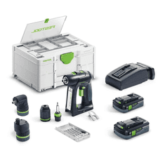 Festool AKU vrtací šroubovák C 18 HPC 4,0 I-Set (577617)