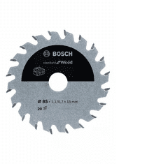 BOSCH Professional pilový kotouč Standard for Wood 85×1,1/0,7×15 mm T20 (2608837666)