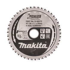 Makita B-69272 TCT pilový kotouč EFFICUT kov 136mm x 45T (B-69272)